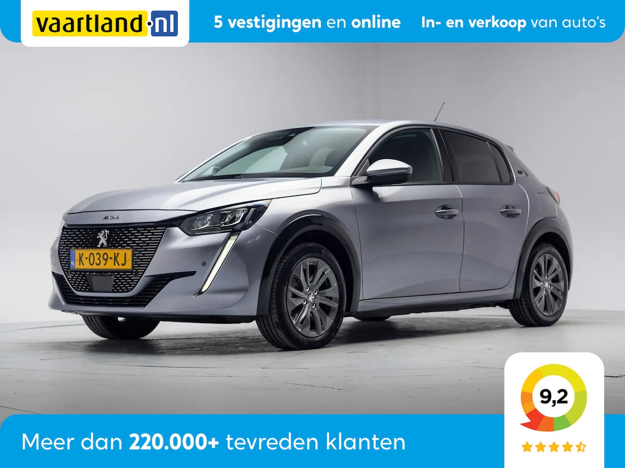 Peugeot e-208 - EV Allure 50kWh 3 fase [ LED Navi Stoelverwarming Camera ] - AutoWereld.nl