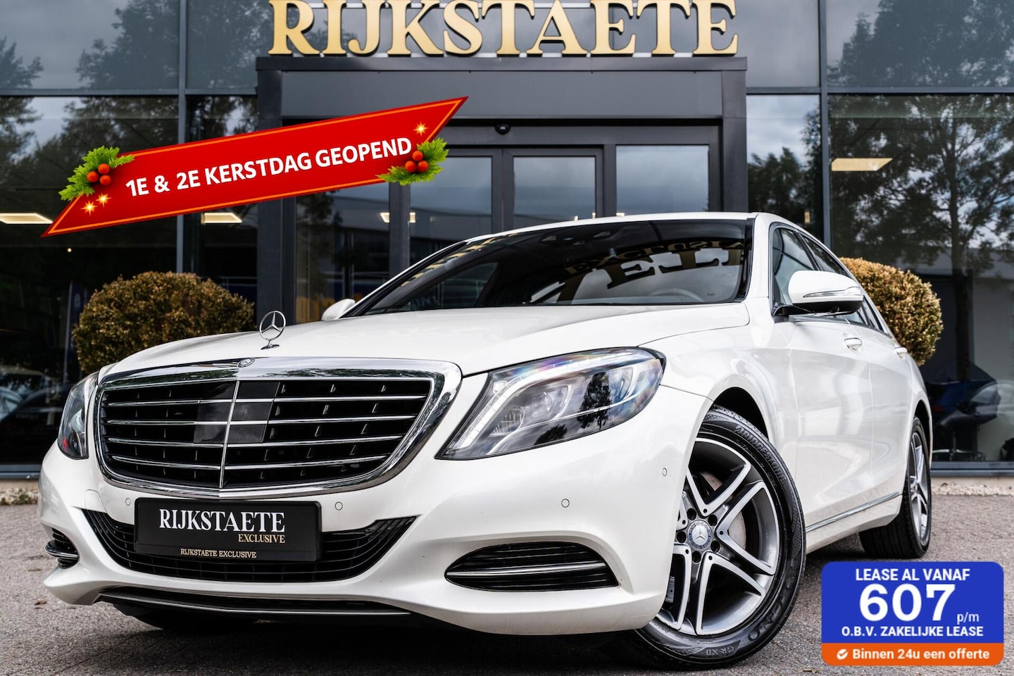 Mercedes-Benz S-klasse - S400 HYBRID|360°|LUCHTVERING|MEMORY|SFEER - AutoWereld.nl