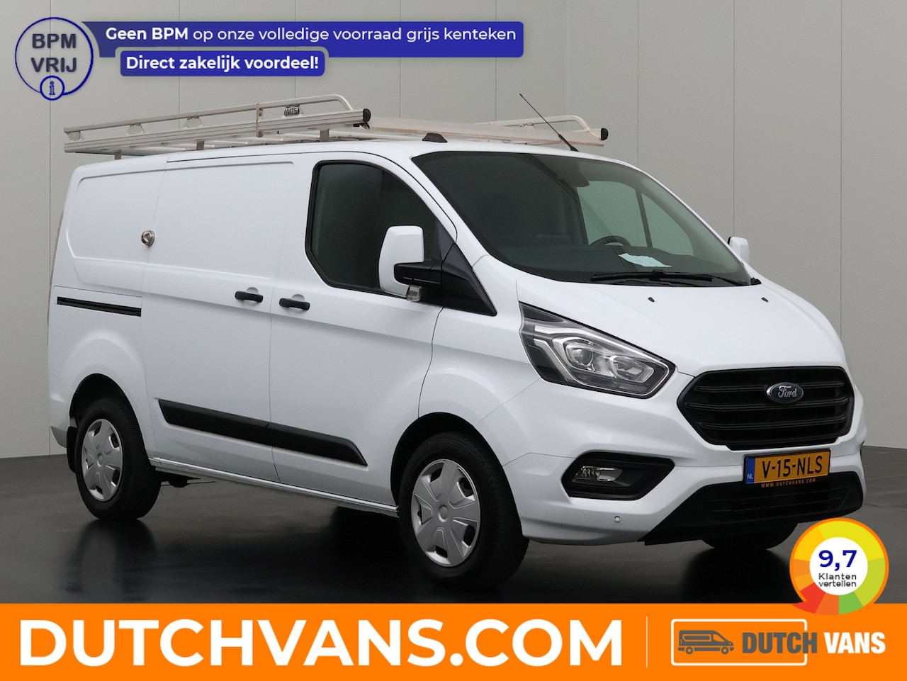 Ford Transit Custom - 2.0TDCi 130PK Automaat | Imperiaal | Gatelocks | Navigatie | Camera | Airco | Cruise | 3-P - AutoWereld.nl