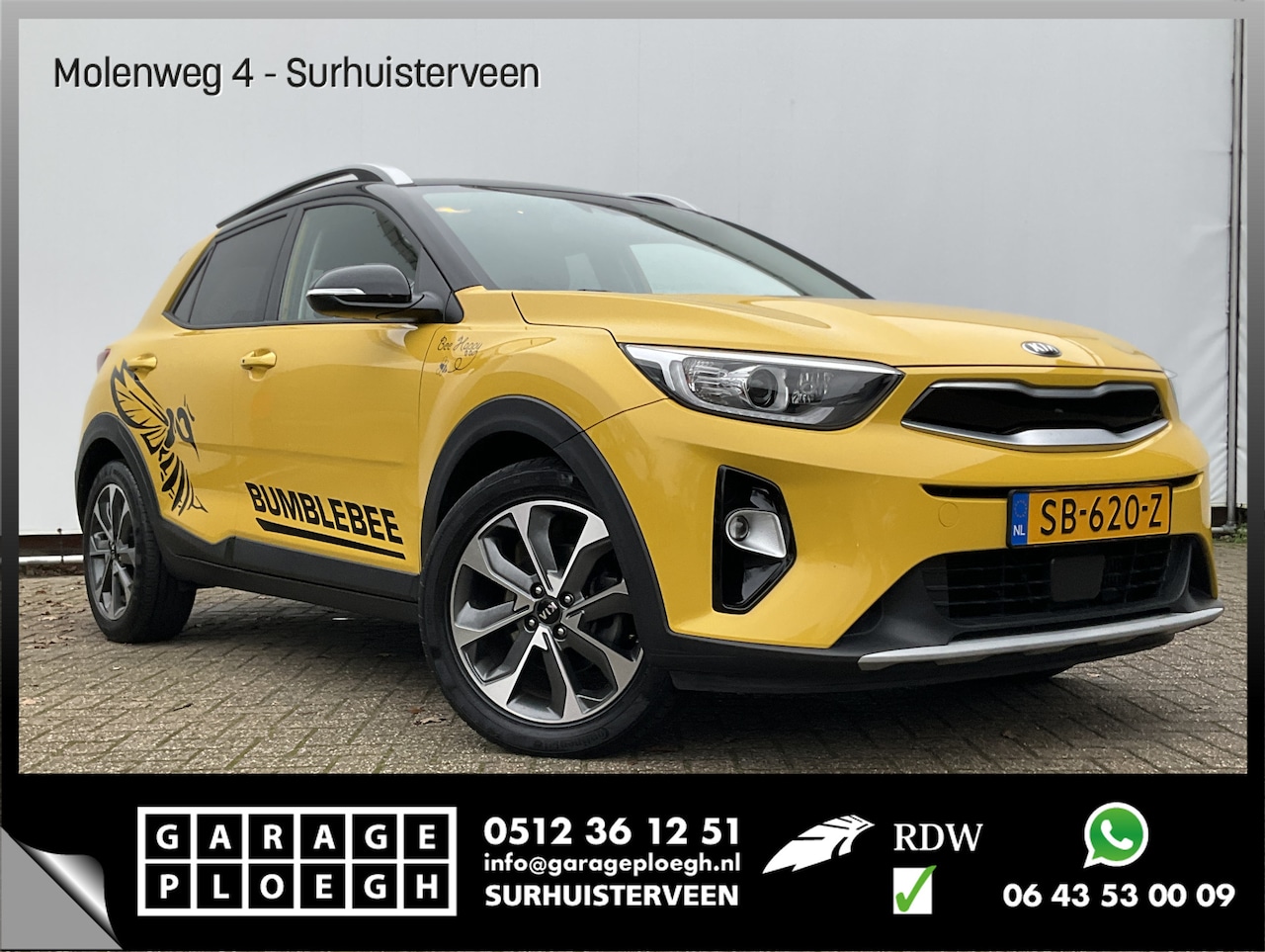 Kia Stonic - 1.0 T-GDi DynamicLine Navi Trekhaak Yellow Star Camera Carplay Keyless - AutoWereld.nl
