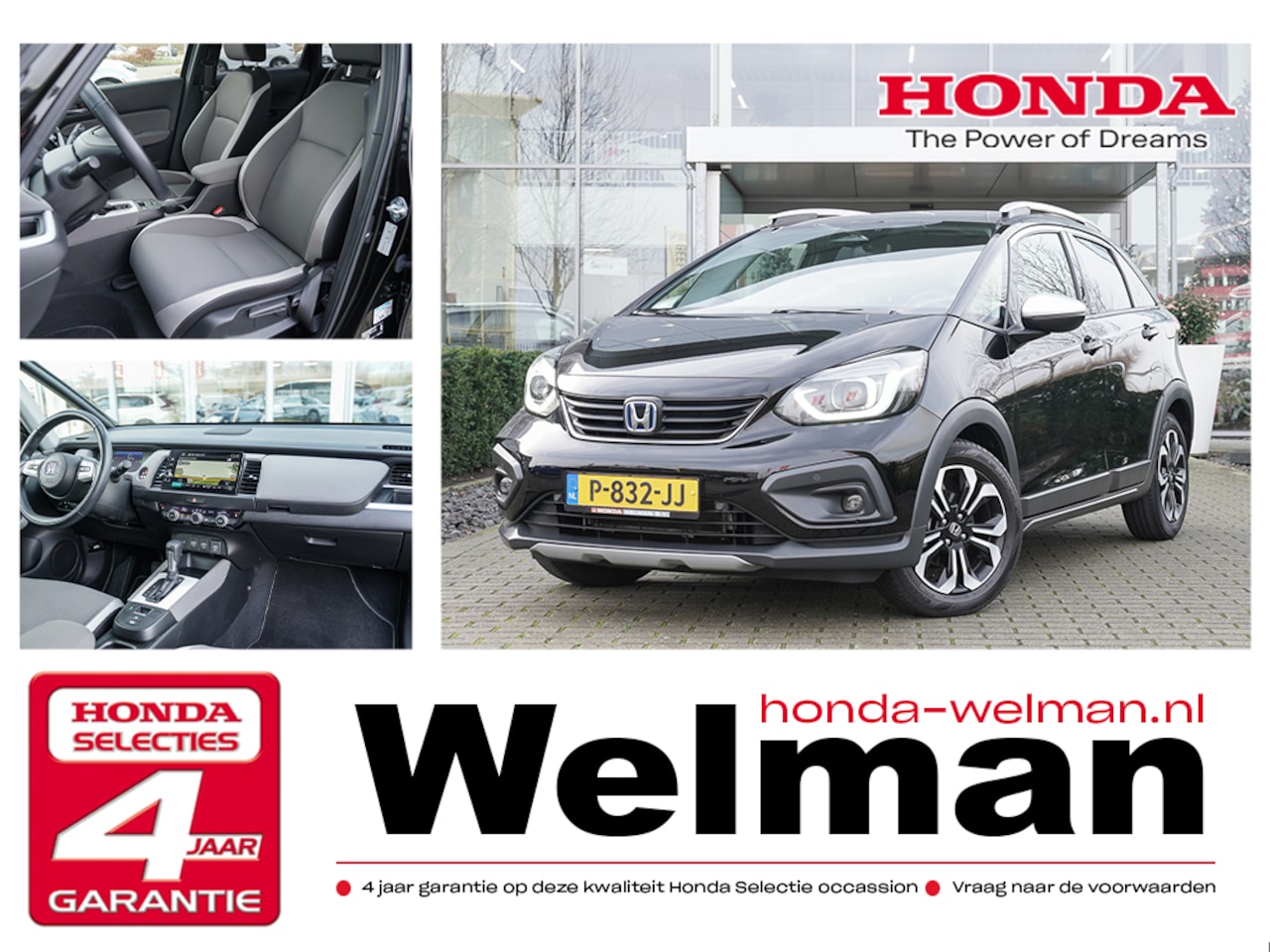 Honda Jazz - 1.5i e:HEV CROSSTAR - FULL HYBRID - PREMIUM SOUND - ROBUST PACK - AutoWereld.nl