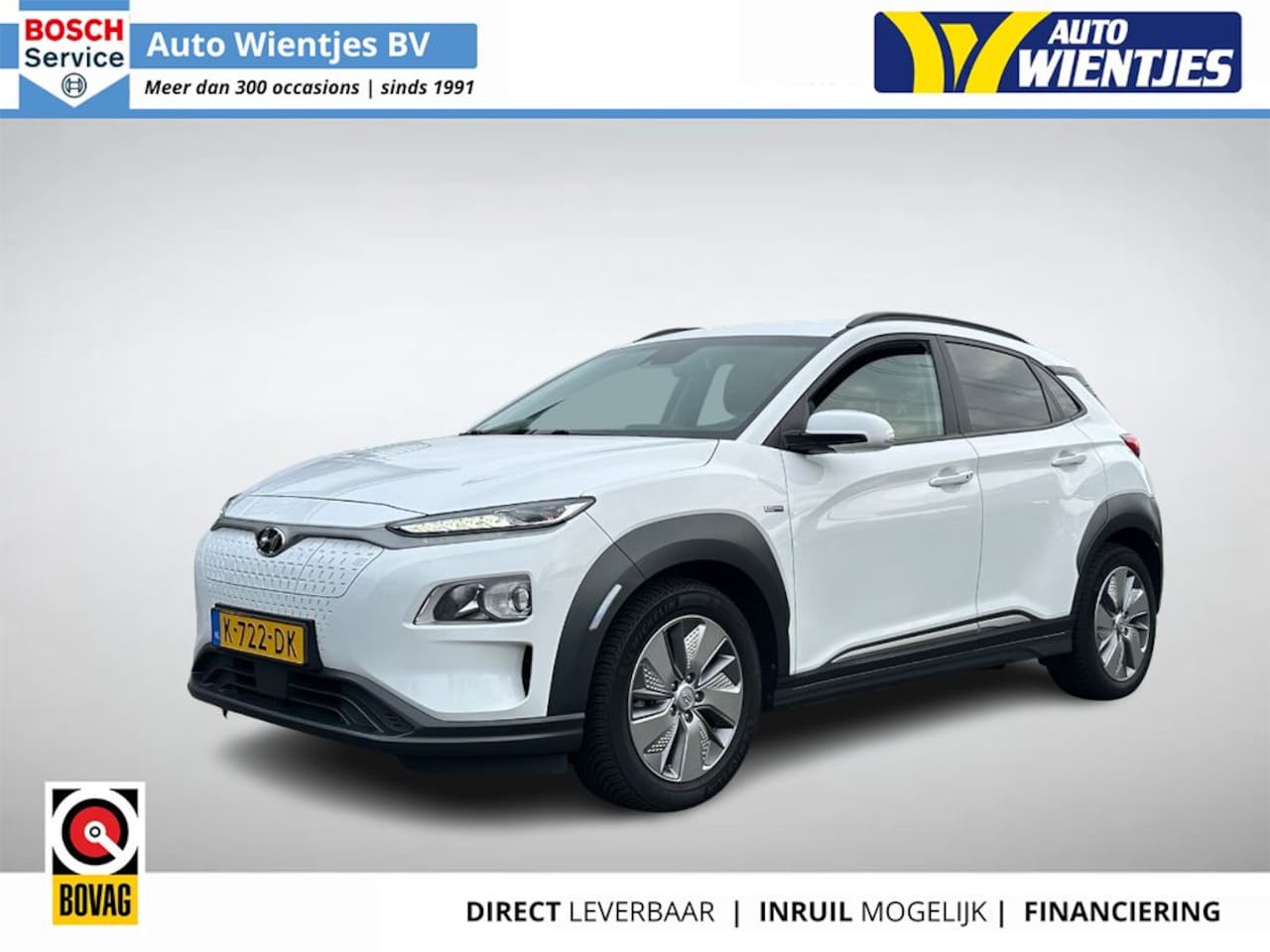 Hyundai Kona Electric - EV Fashion 64kWh 3-Fase | SoH 100% | Navi | Camera - AutoWereld.nl