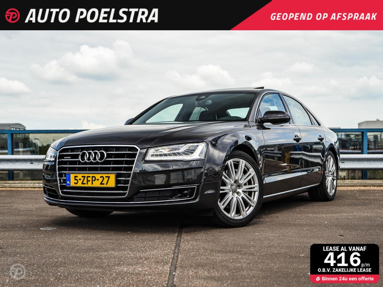 Audi A8 - 3.0 TDI quattro Pro Line+ Facelift Schuifdak Matrix LED Luchtvering Trekhaak Cruise Contro - AutoWereld.nl