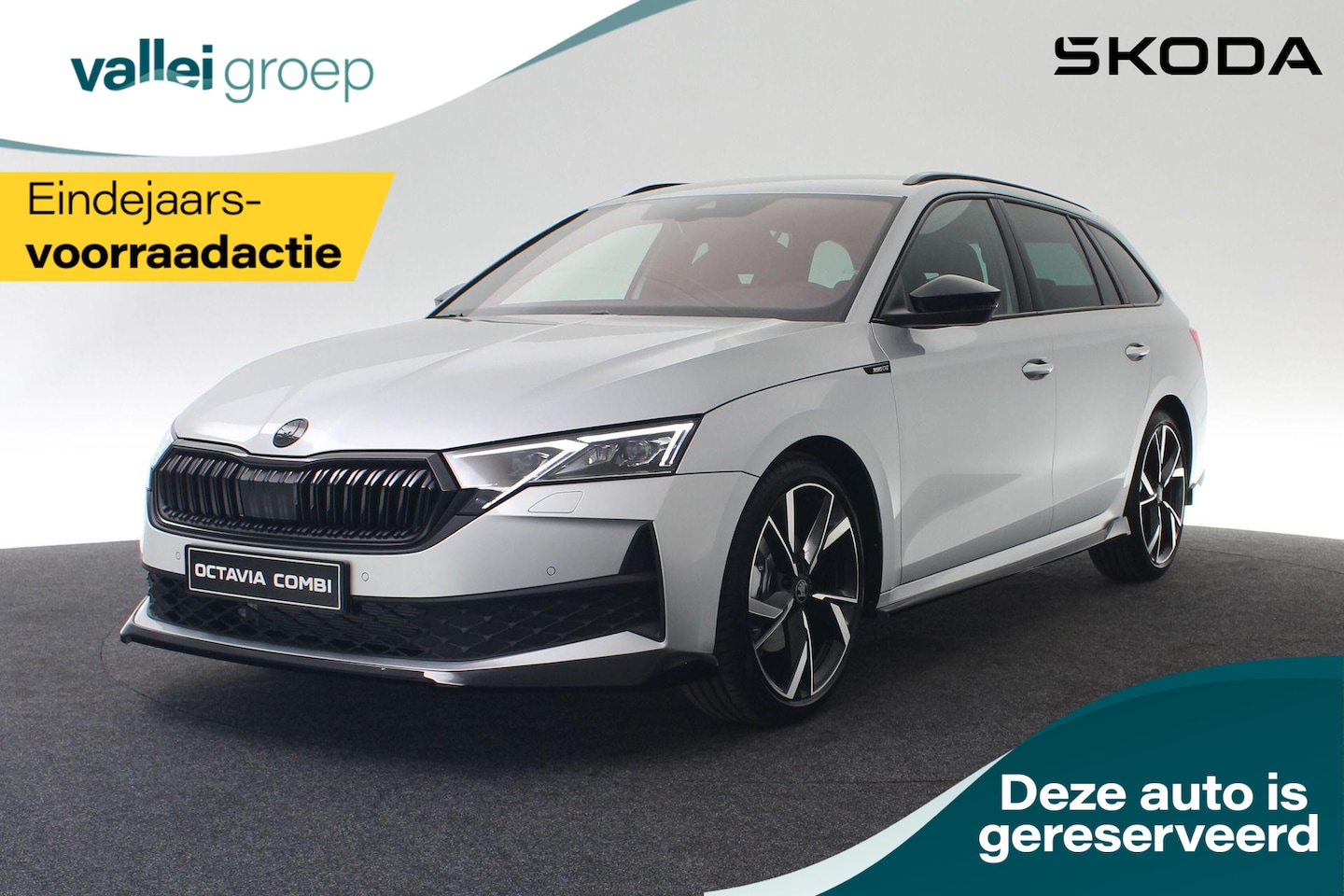 Skoda Octavia Combi - Sportline Business 1.5 TSI MHEV 110 kW / 150 pk | 19 inch | Spoilerset - AutoWereld.nl