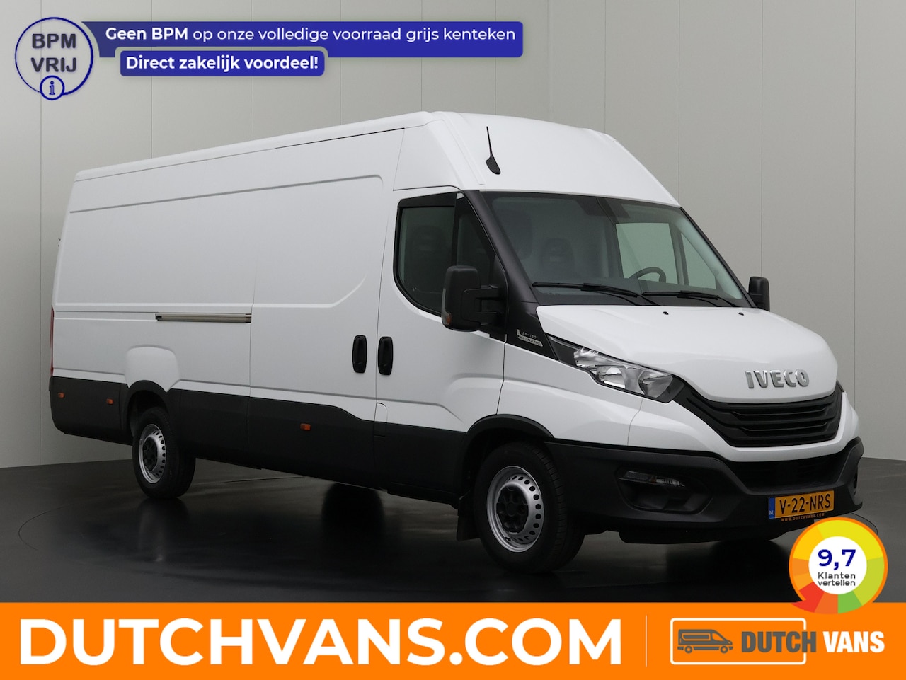 Iveco Daily - 35S16 Hi-Matic Automaat L3H2 Maxi | Airco | 3-Persoons | Betimmering | 3500Kg TG - AutoWereld.nl