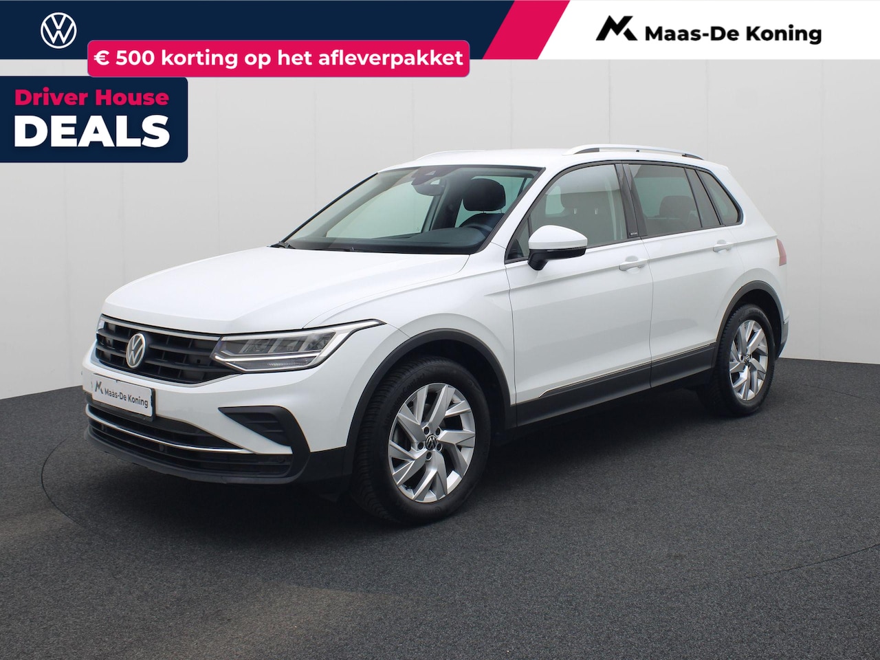 Volkswagen Tiguan - 1.5TSI/150PK Life · Navigatie · Apple/Android · Stoel- & Stuurverwarming · Garantie tot ju - AutoWereld.nl