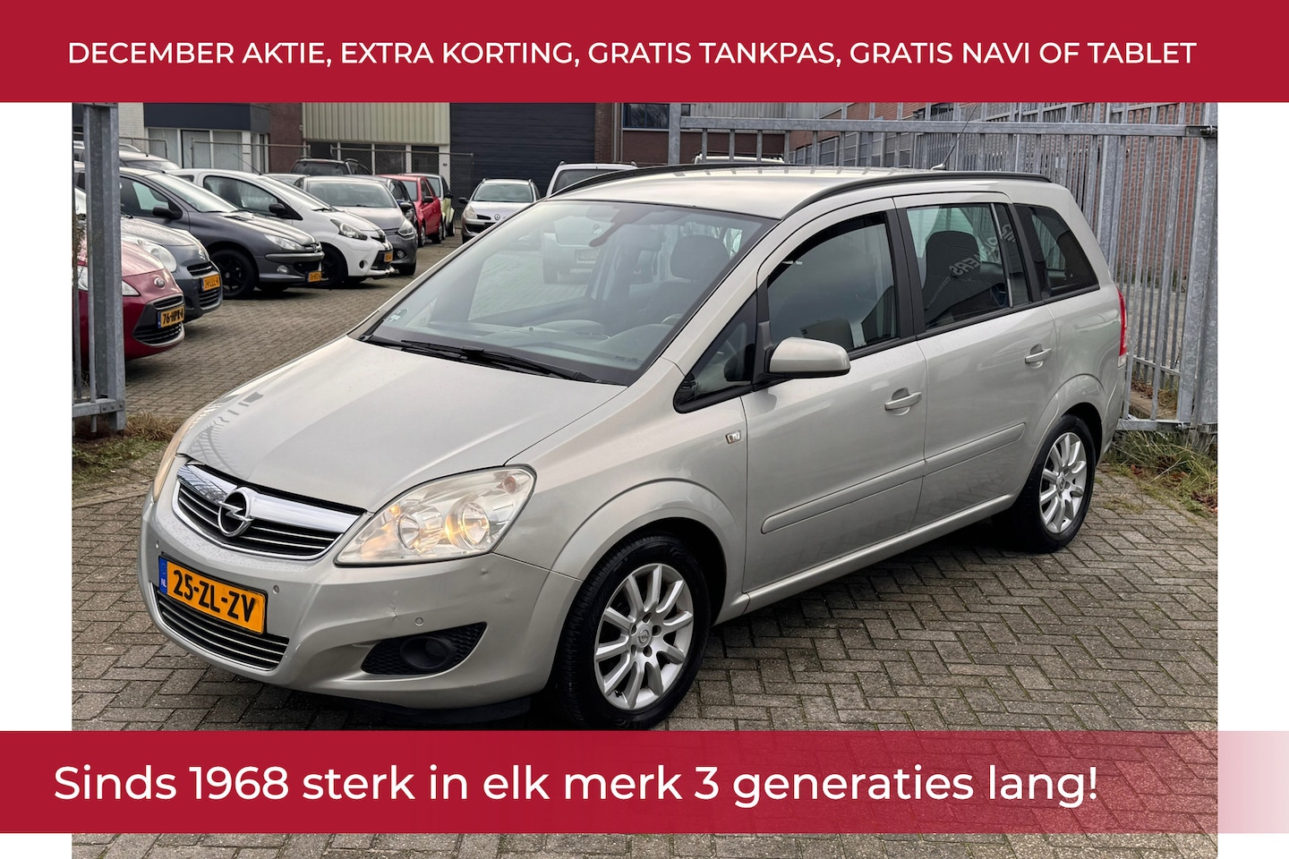 Opel Zafira - 2.2 Temptation VOL AUTOMAAT! 7PERSOONS l 1e eigenaar! NL AUTO! Navi l Cruise l Airco ECC l - AutoWereld.nl
