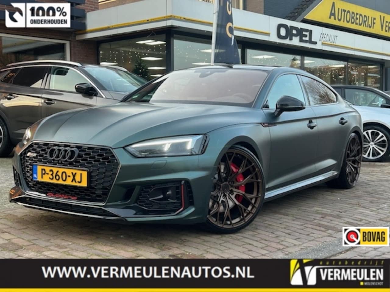 Audi A5 Sportback - RS5 2.9TFSI 450PK Quattro Automaat + 21"/ Full-LED Matrix/ B&O Sound/ Camera/ Stoelverwarm - AutoWereld.nl