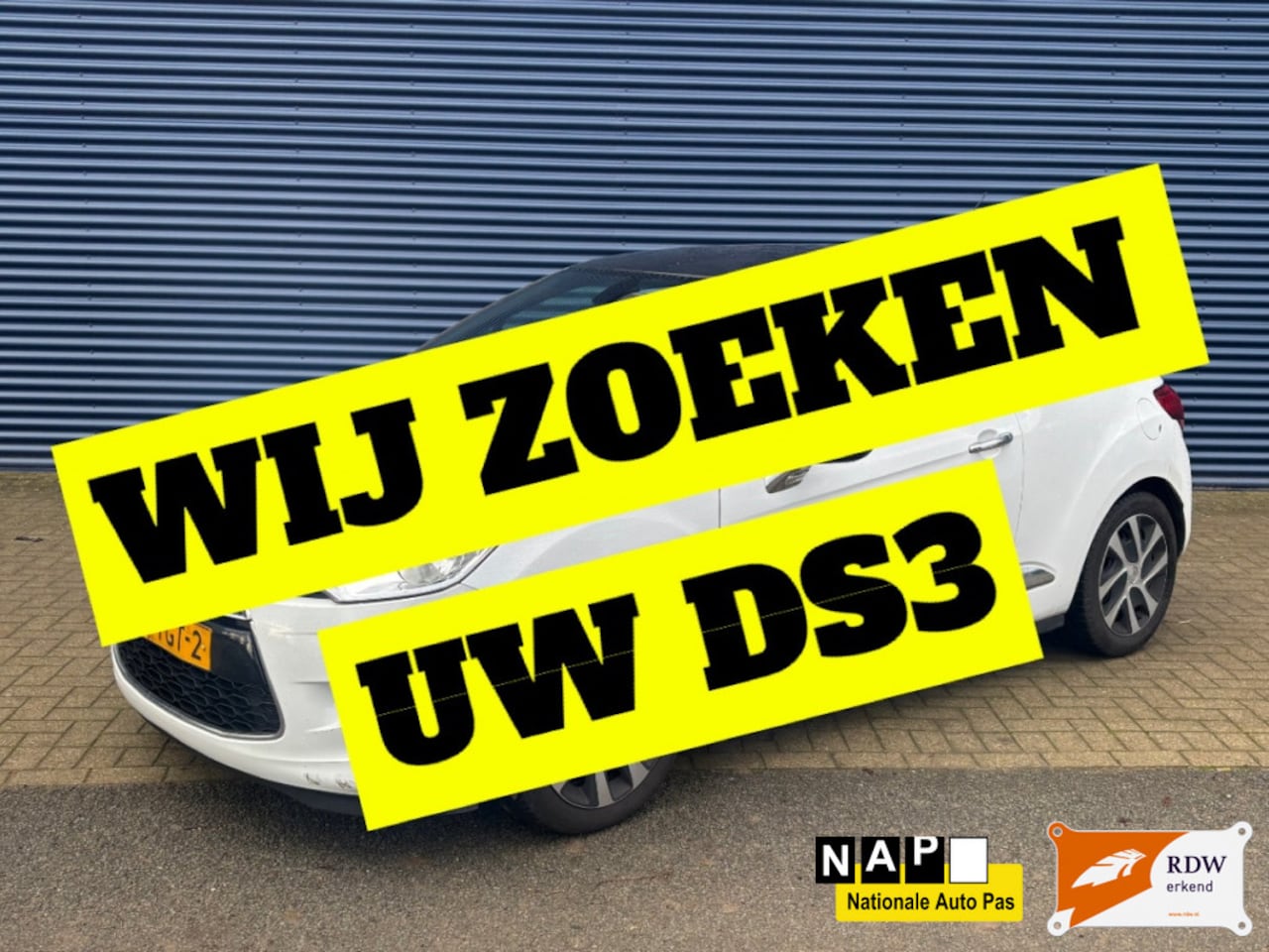 Citroën DS3 - 1.6 e-HDi WIJ ZOEK UW DS3 - AutoWereld.nl
