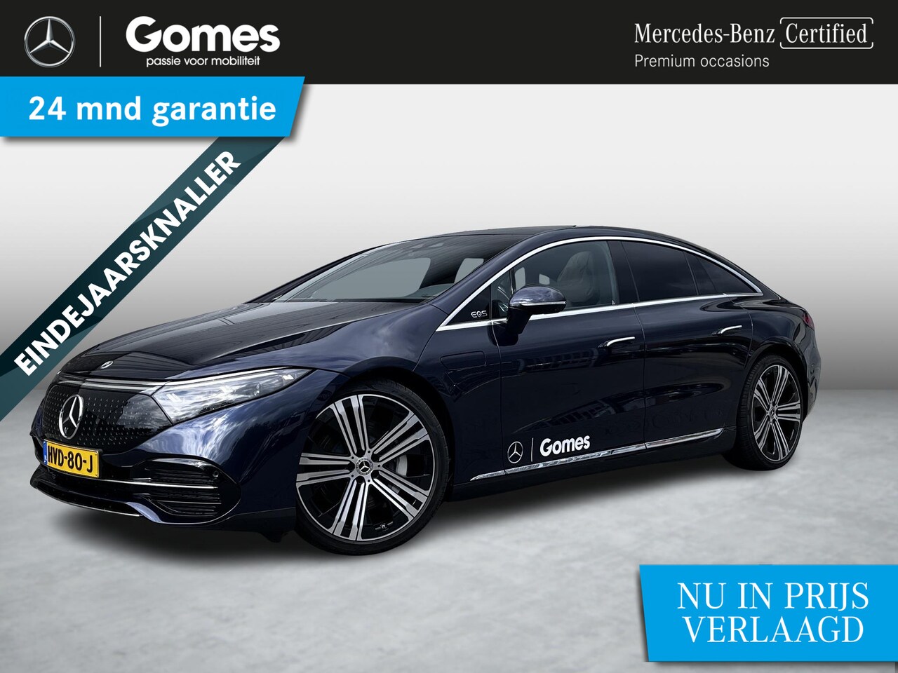 Mercedes-Benz EQS - 450+ Luxury Line | MANUFAKTUR Interieur Pakket | Premium Plus Pakket | Rijassistentiepakke - AutoWereld.nl