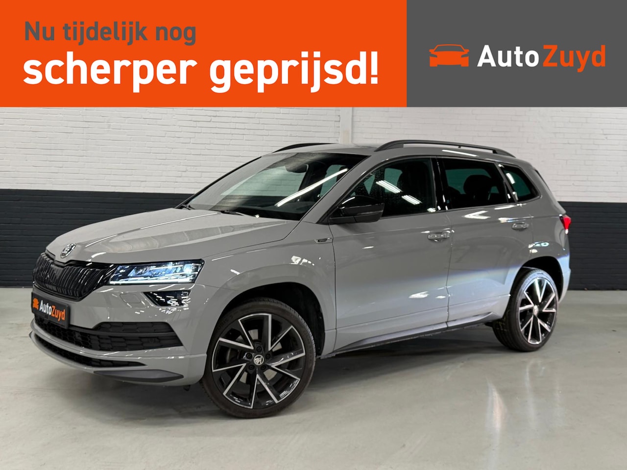 Skoda Karoq - 1.5 TSI ACT Sportline Business DSG / Virtual / CarPlay / Navi / Stoel-Verwarming - AutoWereld.nl