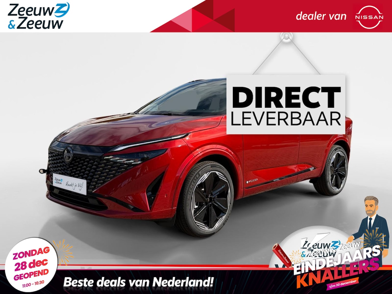 Nissan Qashqai - 1.5 e-Power N-Design | DE NIEUWE GENERATIE E-POWER| DIRECT LEVERBAAR | €1500,- KORTING | P - AutoWereld.nl