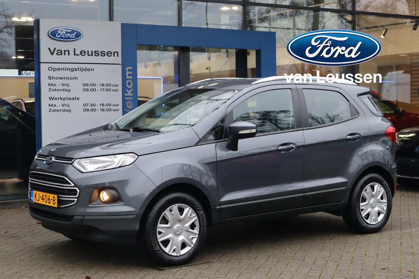 Ford EcoSport - 125PK TREND AIRCO AFN-TREKHAAK PARK-SENSOREN BLUETOOTH DEALERONDERHOUDEN - AutoWereld.nl