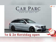 Mercedes-Benz C-klasse Estate - AMG 63 LED/PANORAMADAK/SFEER/LEER+S.VERWARMING+MEMORY/19" LMV/CAM/CRUISE/ECC/12 MDN GARANT