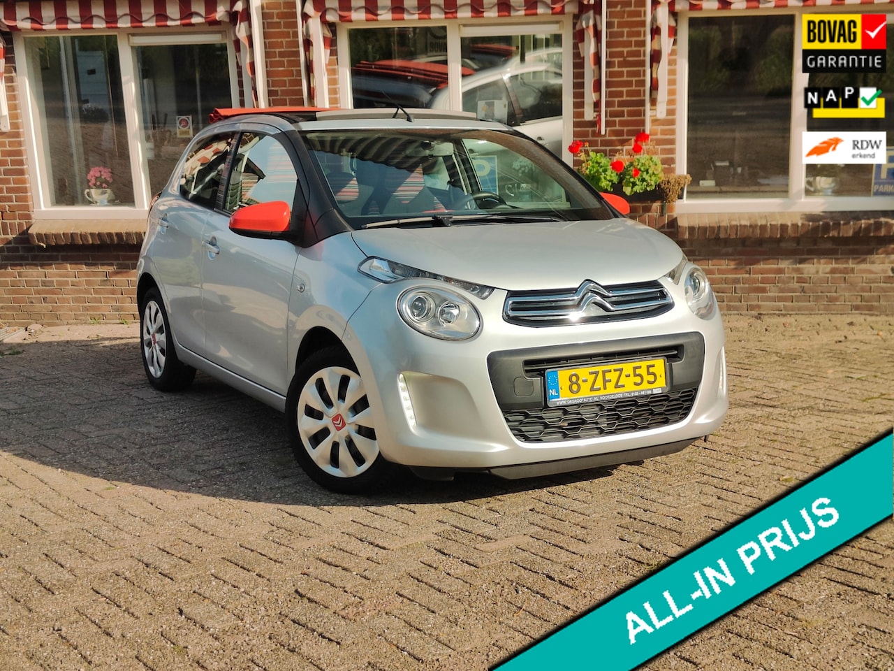 Citroën C1 - 1.2 PureTech Airscape Shine Cabrio Cruise Airco - RIJKLAAR - - AutoWereld.nl