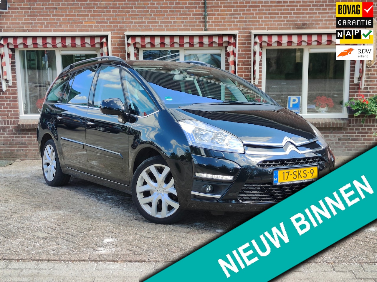 Citroën Grand C4 Picasso - 1.6 THP Exclusive 7p Aut. Clima Navi Cruise Beeldscherm achter Tr.haak - RIJKLAAR - - AutoWereld.nl