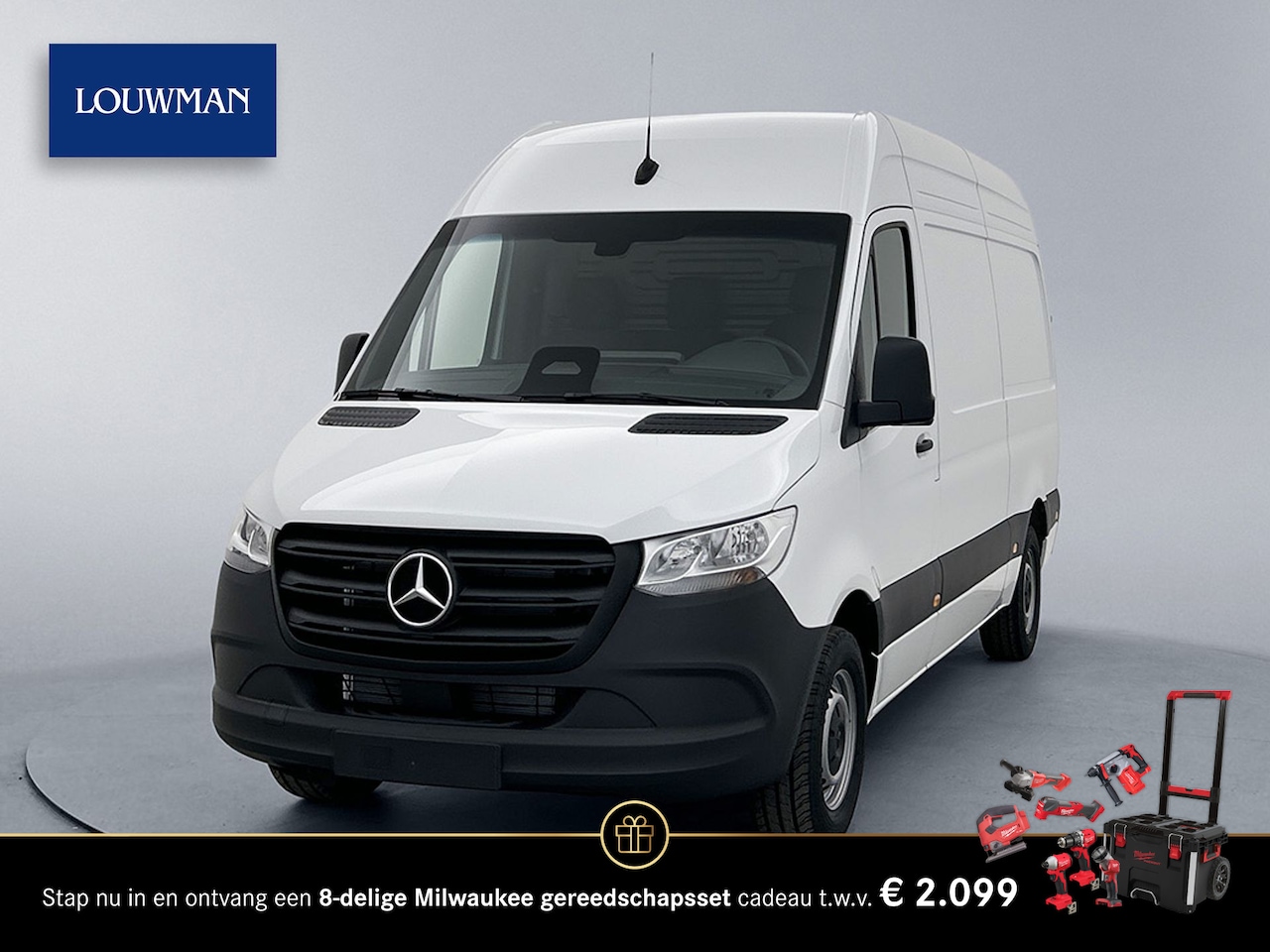 Mercedes-Benz Sprinter - 311CDI L2H2 RWD PRO | Tweezitsbijrijders bank | Smartphone integratiepakket | - AutoWereld.nl