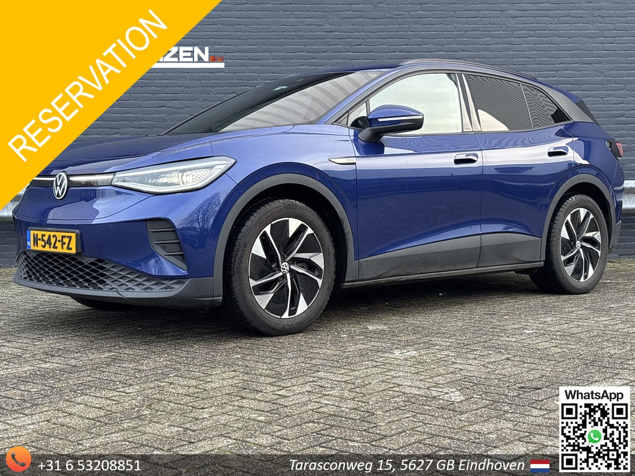 Volkswagen ID.4 - Business 77 kWh | € 13.450 NETTO ! | Leder/Alcantara | Climate | Cruise | Navi | Camera | - AutoWereld.nl