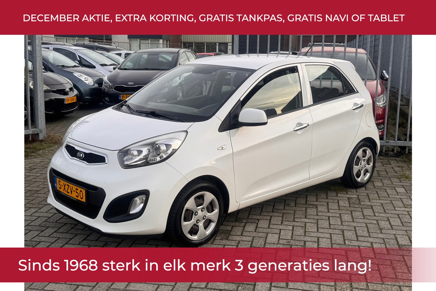 Kia Picanto - 1.0 CVVT BusinessLine 5 deurs! NL AUTO NAP! Airco l Navi l MTF-stuur l Dealer OH l TOPSTAA - AutoWereld.nl
