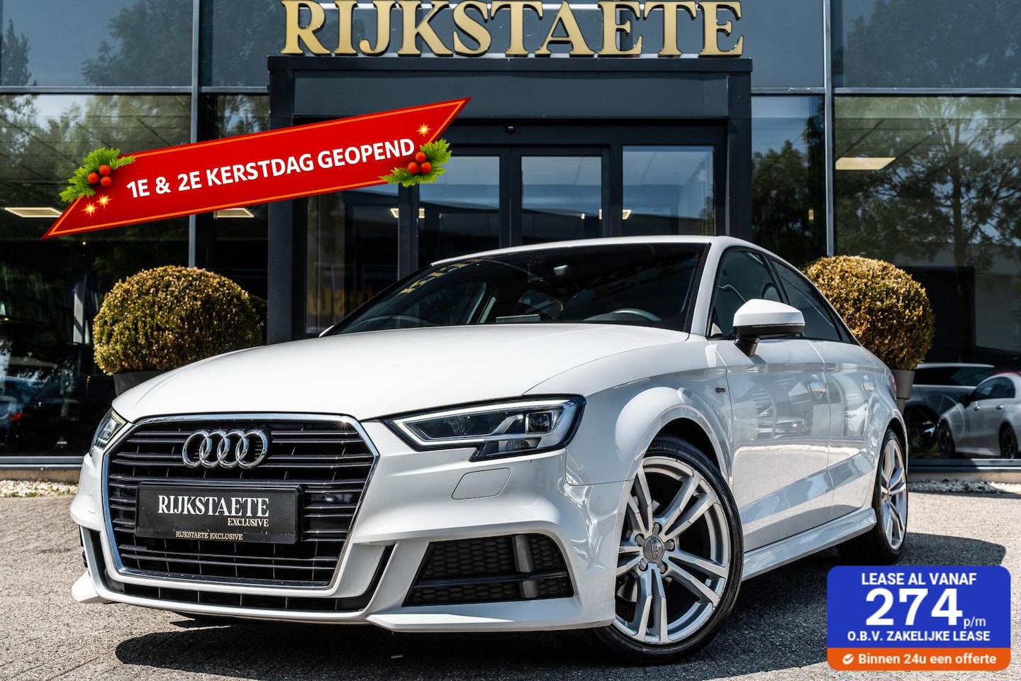 Audi A3 Limousine - 1.0 TFSI S-LINE|NAV|LED|LEDER|18'|PDC - AutoWereld.nl