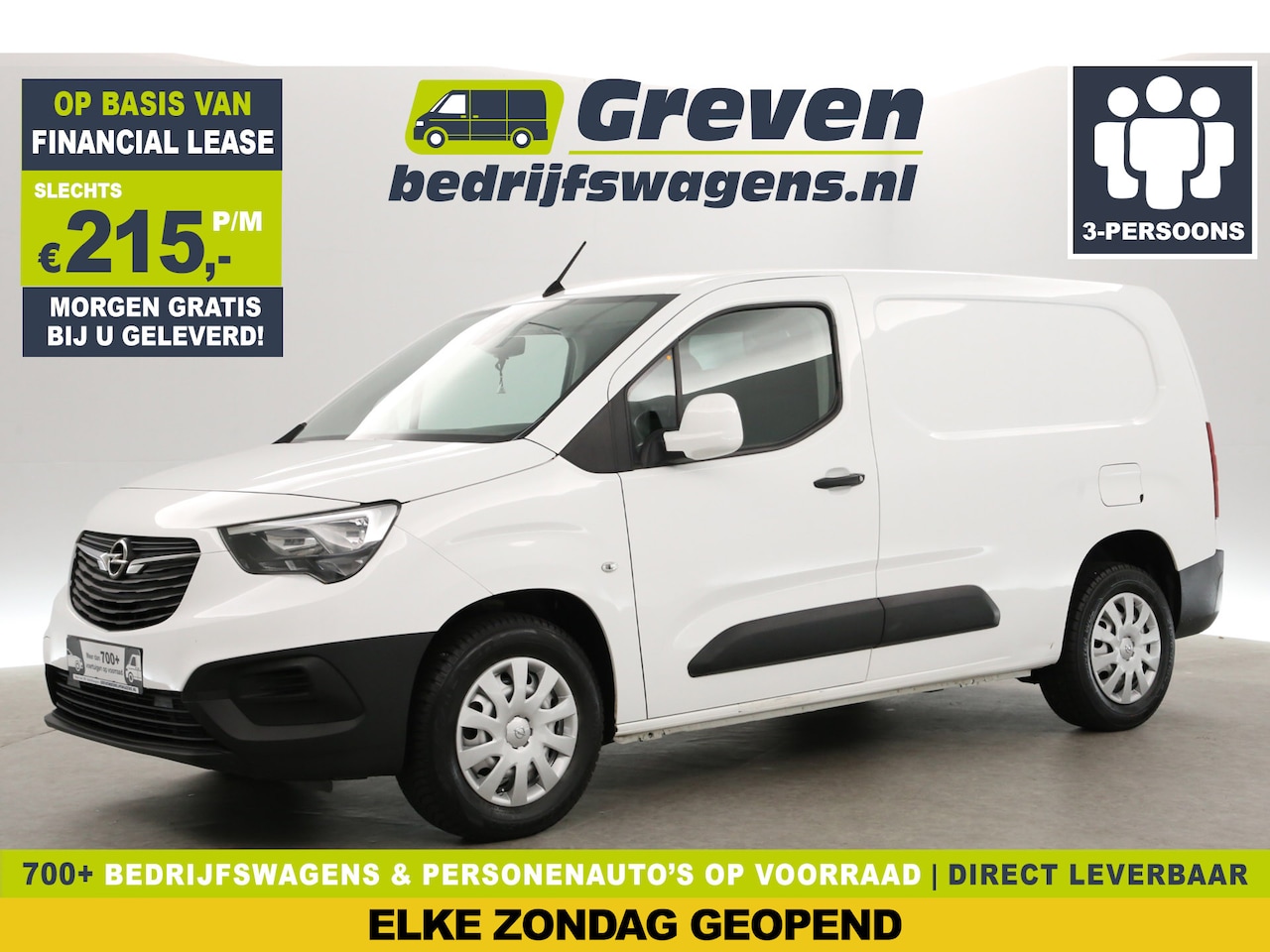Opel Combo - 1.5D L2 | 102PK | 3-Zits | Airco | Cruise | Parkeersens. - AutoWereld.nl