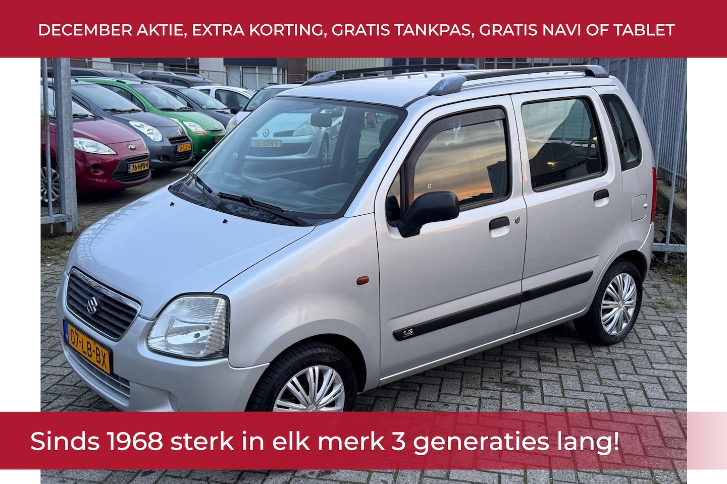 Suzuki Wagon R+ - 1.3 GLS AUTOMAAT! 1e eigenaar! NL AUTO NAP! NIEUWE APK! HOGE INSTAP! Elek pakket l Stuurbe - AutoWereld.nl