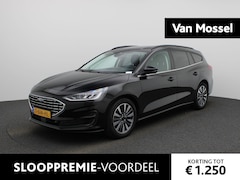 Ford Focus Wagon - 1.0 EcoBoost Hybrid Titanium X | Automaat | LMV | Parkeer sensoren | Navigatie | DAB | Cam