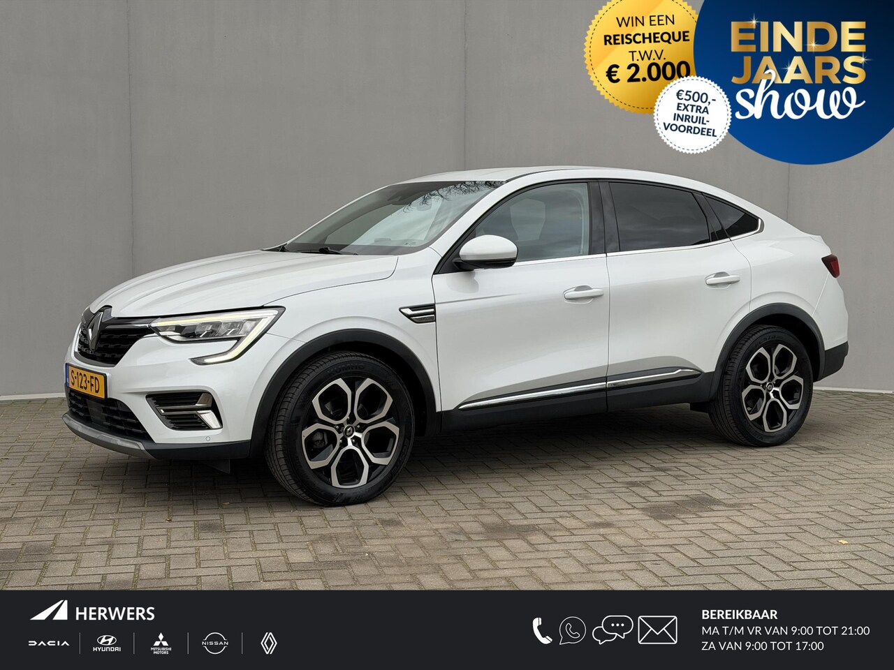 Renault Arkana - 1.6 E-Tech hybrid 145 techno / Automaat / 1e Eigenaar / Navigatie / Camera / Apple Carplay - AutoWereld.nl