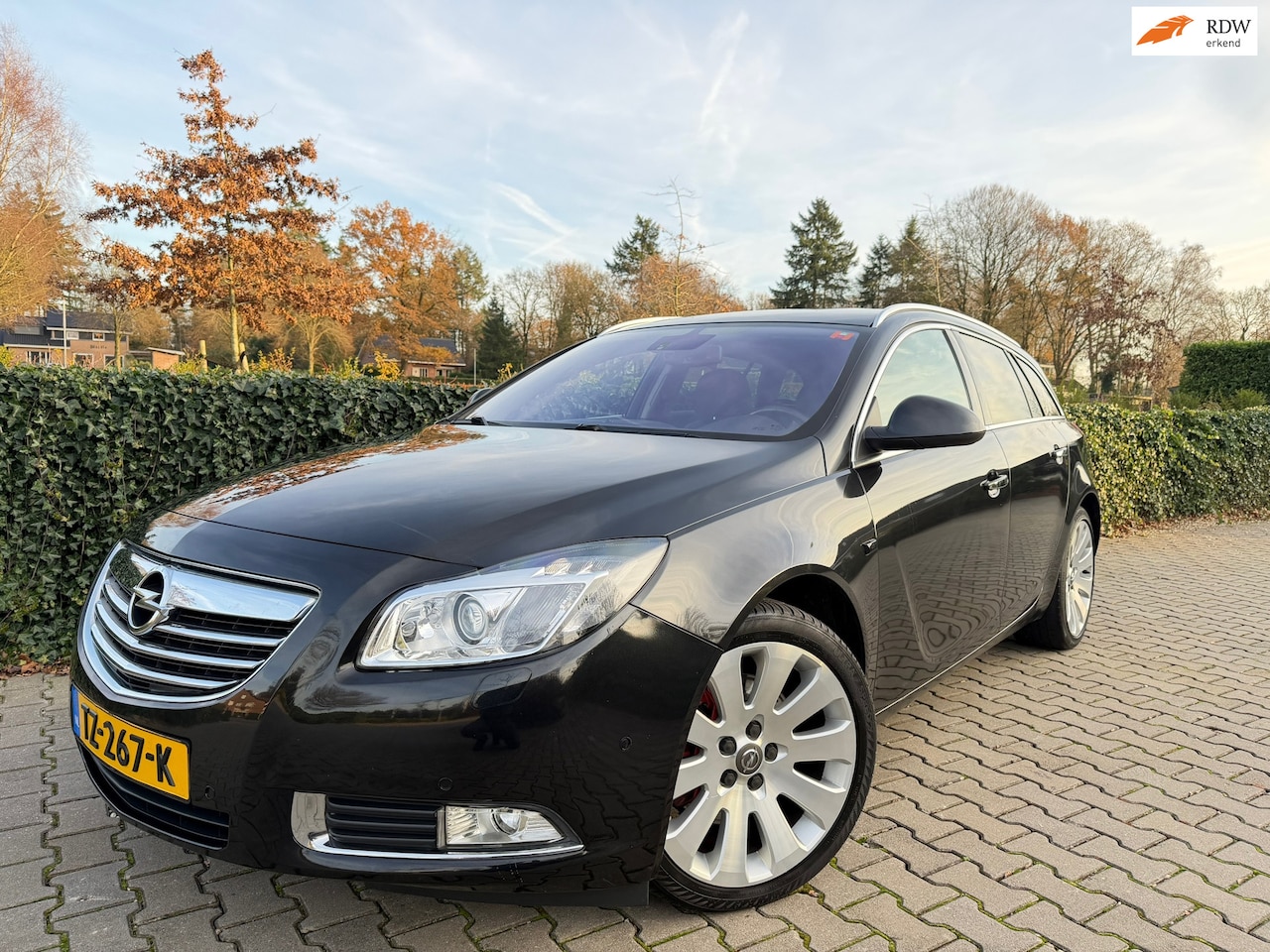 Opel Insignia Sports Tourer - 2.8 T Cosmo 4x4 Automaat , Clima / Cruise / Leder / Navi / Isofix / Pdc / 19" Lm Velgen / - AutoWereld.nl