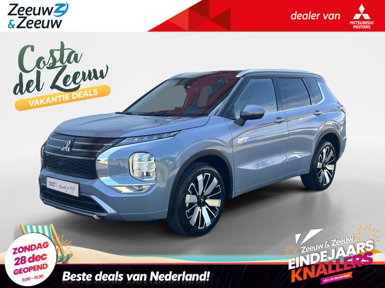 Mitsubishi Outlander - 2.4 PHEV Instyle+ | €6.000 Voorraadkorting| Meest complete versie | Automatische achterkle - AutoWereld.nl