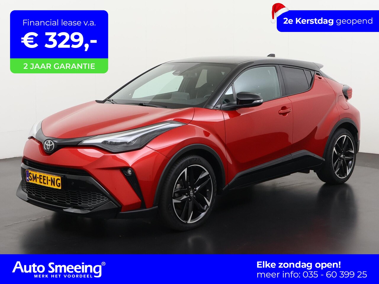 Toyota C-HR - 1.8 Hybrid GR-Sport Bi Tone | Leder/Alcantara | Elektr stoelverstelling | JBL | Zondag Ope - AutoWereld.nl