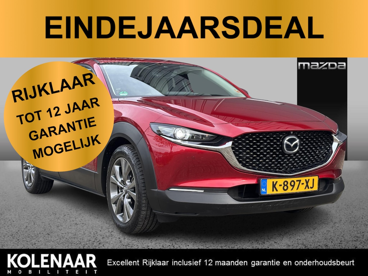 Mazda CX-30 - 2.0 e-SkyActiv-X M Hybrid AWD Luxury /Unieke uitvoering AWD!/Automaat/Afneembare Trekhaak/ - AutoWereld.nl