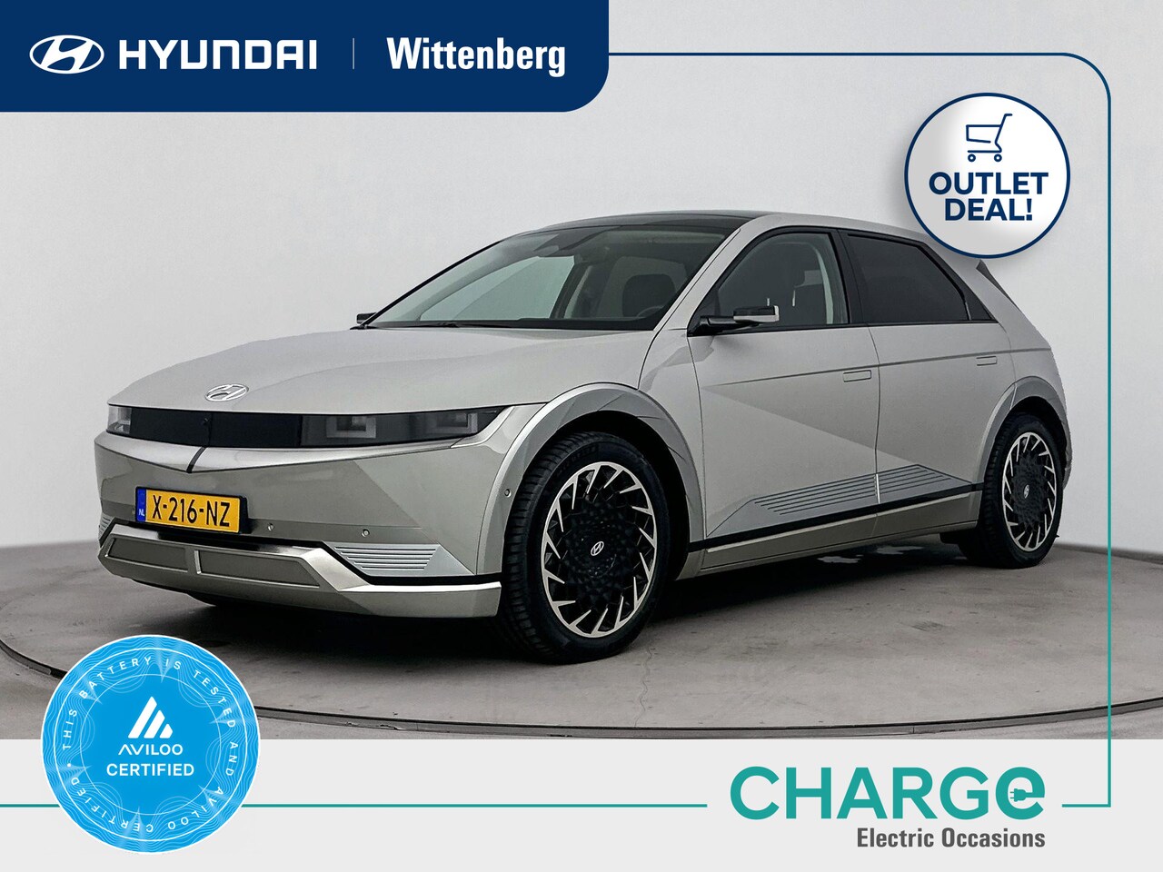 Hyundai IONIQ 5 - Lounge AWD 77.4 kWh Vision 306pk | Panoramadak | Leer | SoH 98,5% | Stoel + stuurverwarmin - AutoWereld.nl