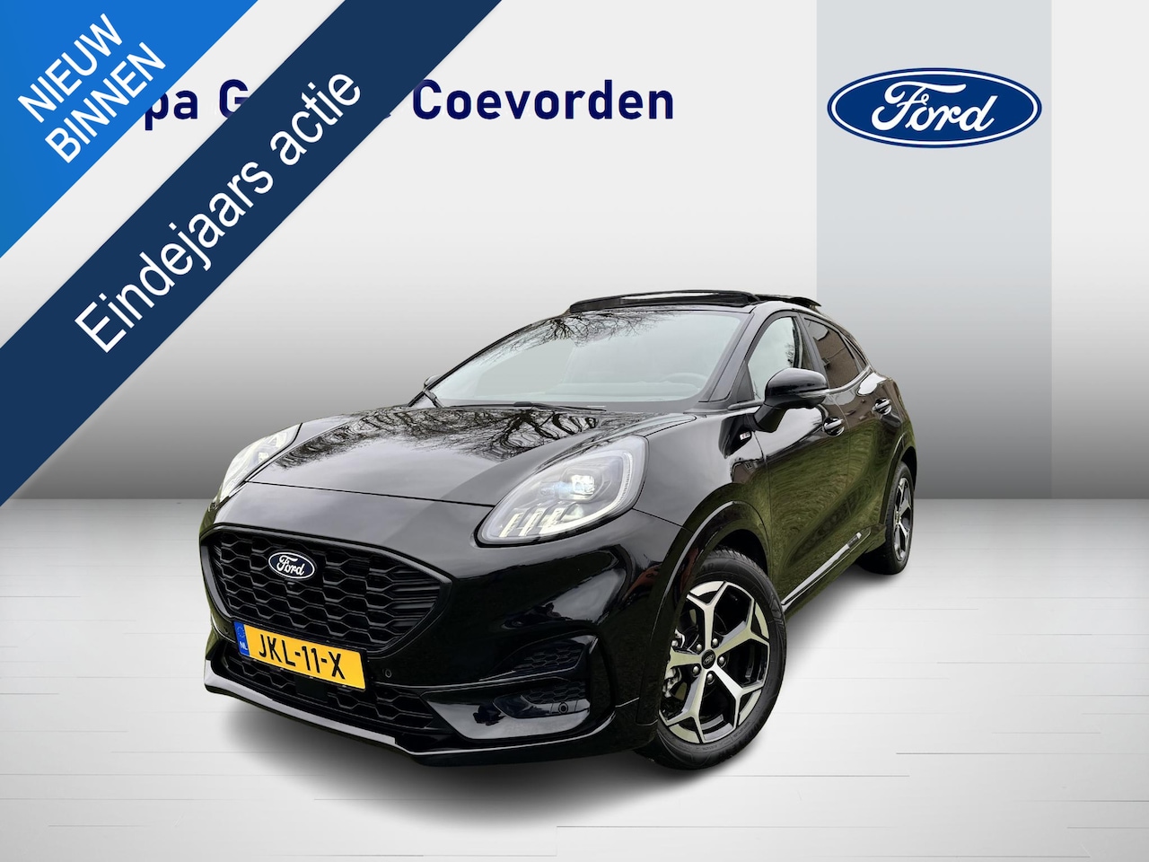 Ford Puma - 1.0 EB 125PK Hybrid ST-Line automaat | SCHUIF/KANTEL | WINTERPACK | LED-MATRIX | BLIS | AD - AutoWereld.nl