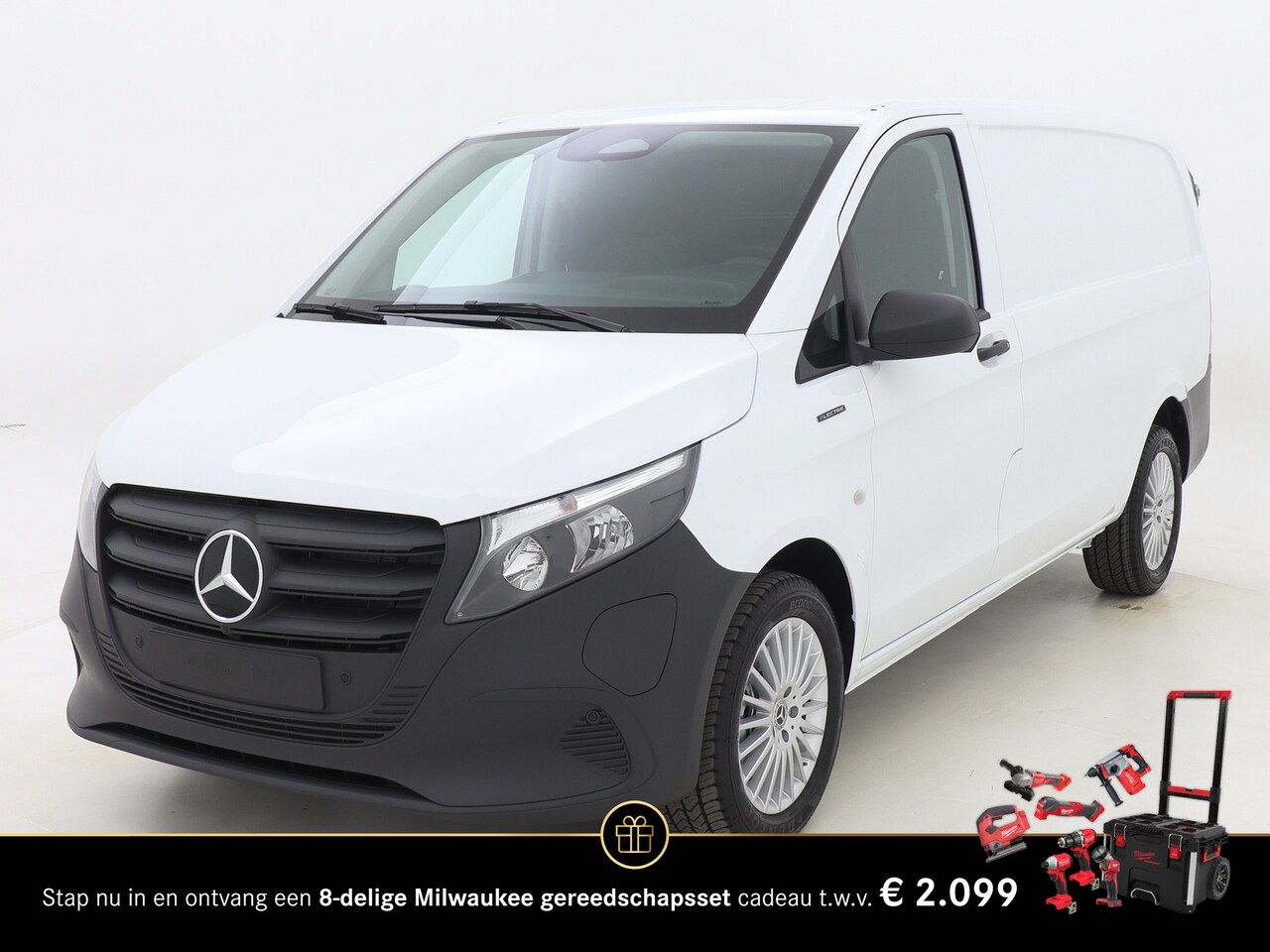 Mercedes-Benz eVito - L2 66kwh PRO | GRATIS Wallbox | Apple Carplay | Anroid auto |Achterdeuren | - AutoWereld.nl