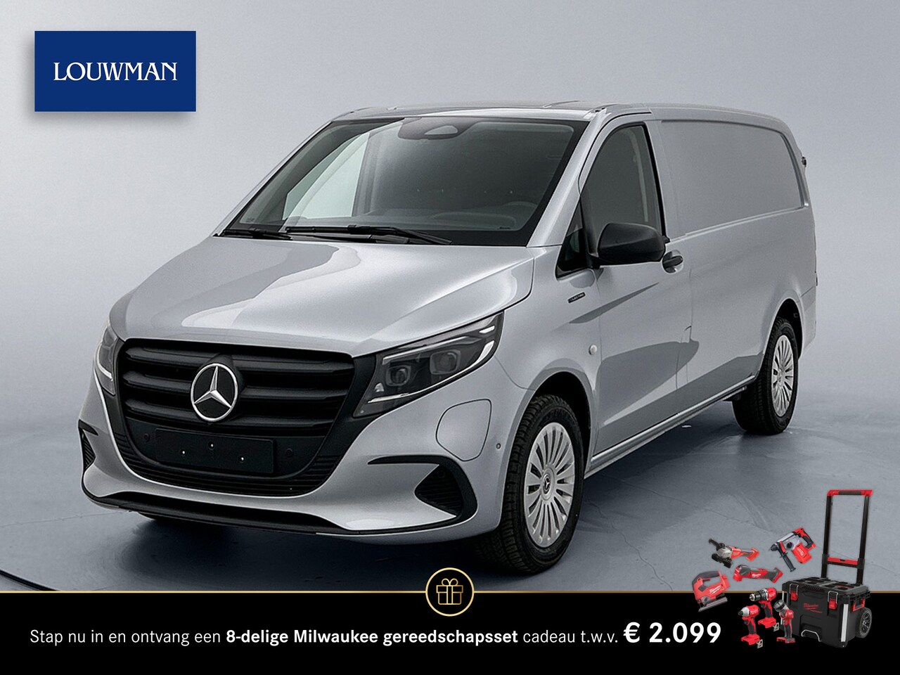 Mercedes-Benz eVito - 112 L2 66kWh | GRATIS Wallbox | Multibeam LED koplampen | Distronic | Tweezits bijrijdersb - AutoWereld.nl