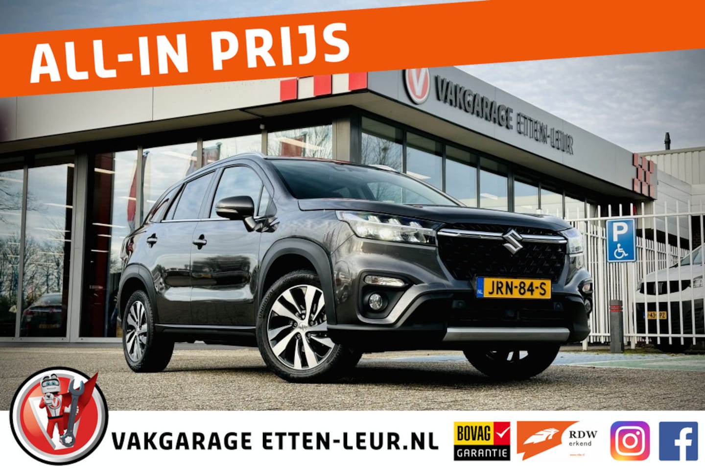 Suzuki S-Cross - 1.4 B.jet Select Smart Hybrid | 360 CAMERA | STOELVERWARMING - AutoWereld.nl