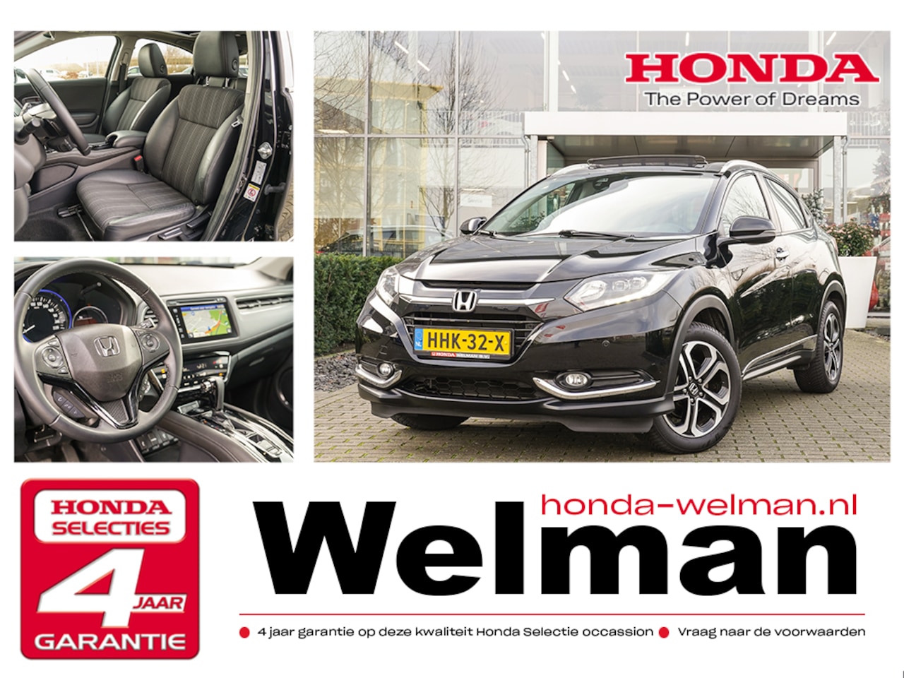 Honda HR-V - 1.5i VTEC EXECUTIVE - AUTOMAAT - TREKHAAK - PANORAMADAK - CHROOM PACK - AutoWereld.nl