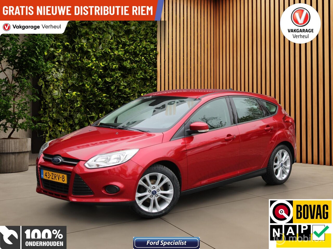 Ford Focus - 1.0 EcoBoost Trend|5Drs|101Pk|Trekhaak|Navi|Nap - AutoWereld.nl