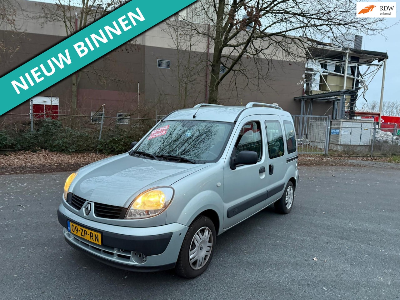 Renault Kangoo - 1.6-16V Expression FIJNE HOGE INSTAP EN FIJNE AUTOMAAT - AutoWereld.nl