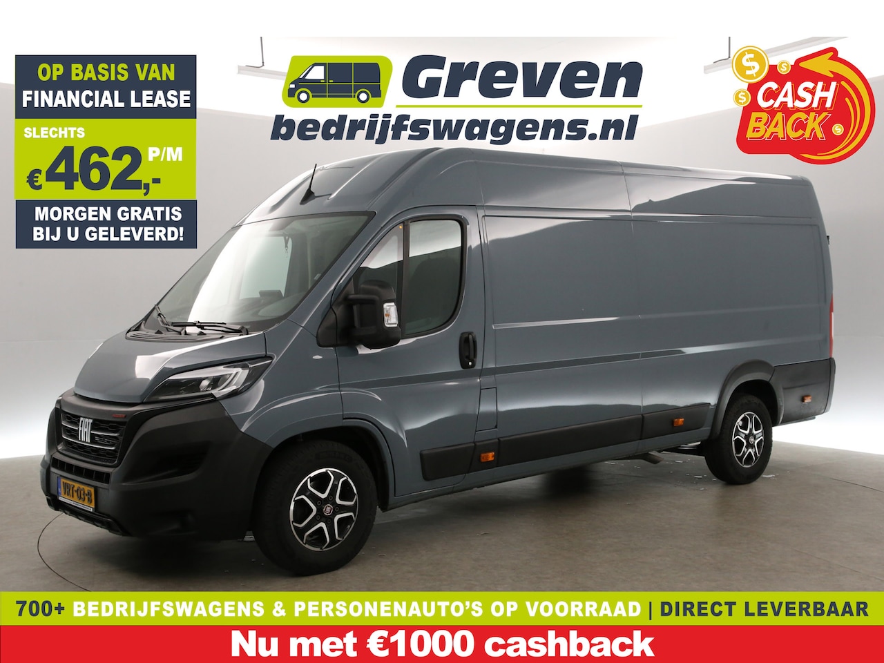 Fiat Ducato - 35H HD 2.2 MultiJet 180PK L4H2 | 3000kg Trekgew. | Trekh. | Airco | 3-Zits | Cruise | Carp - AutoWereld.nl
