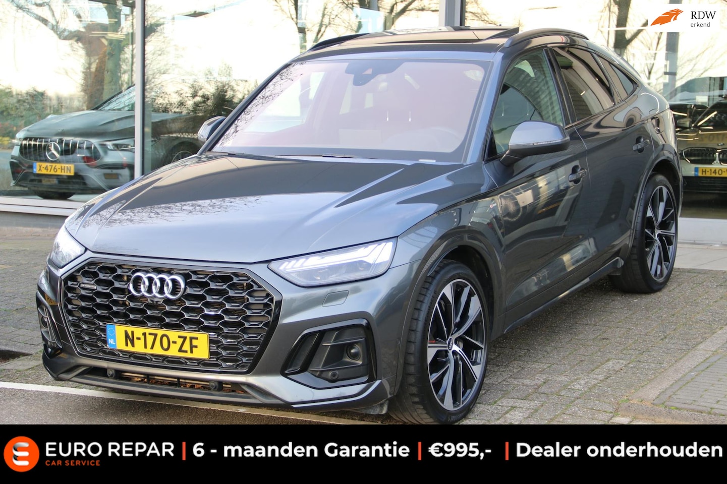 Audi Q5 Sportback - 55 TFSI e S-LINE PANO-DAK DEALER OND BTW-AUTO! - AutoWereld.nl