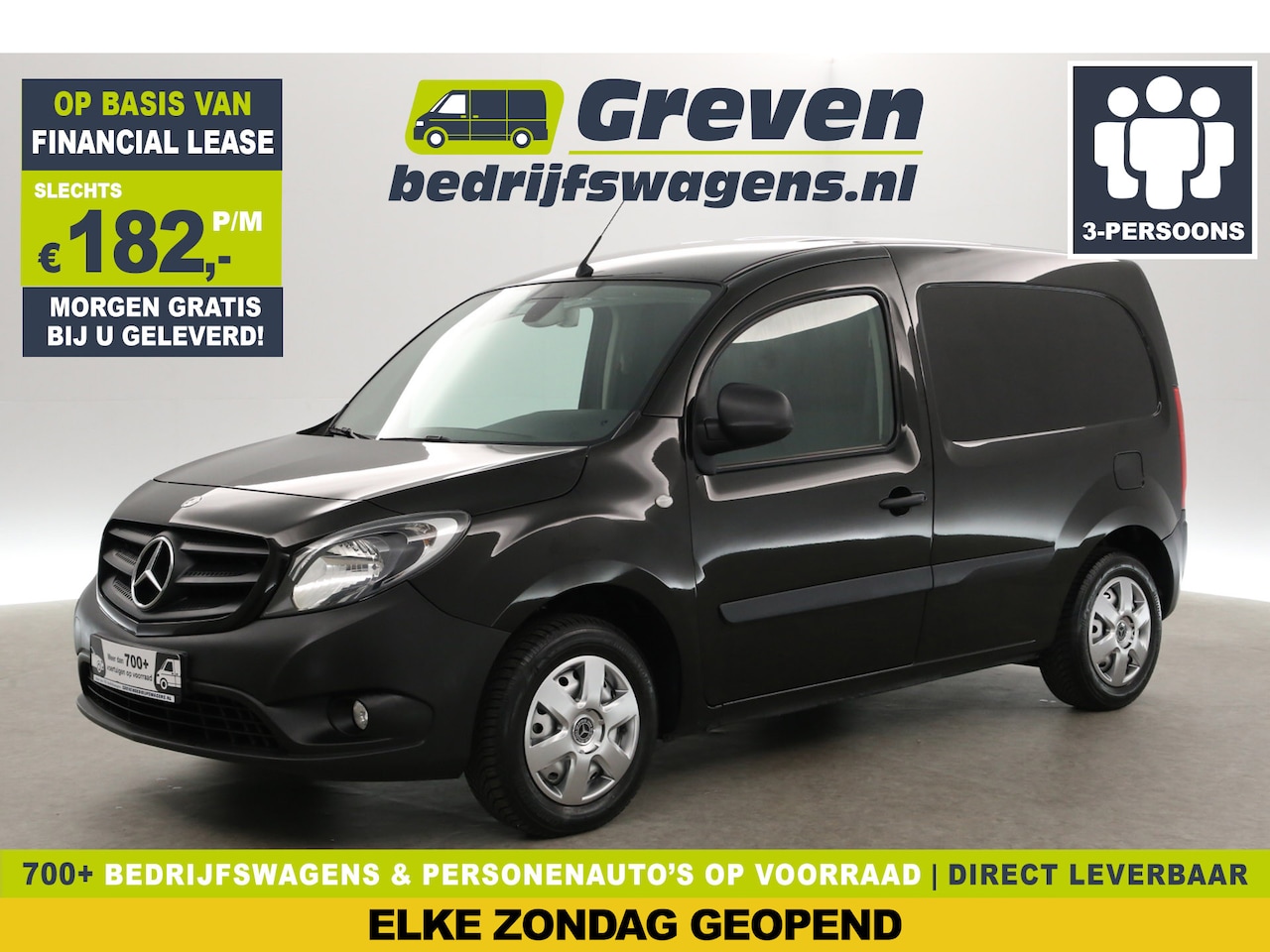 Mercedes-Benz Citan - 109 CDI | Airco | Cruise | 3-Zits | Stoelverw. | Elektrpakket | Schuifdeur - AutoWereld.nl