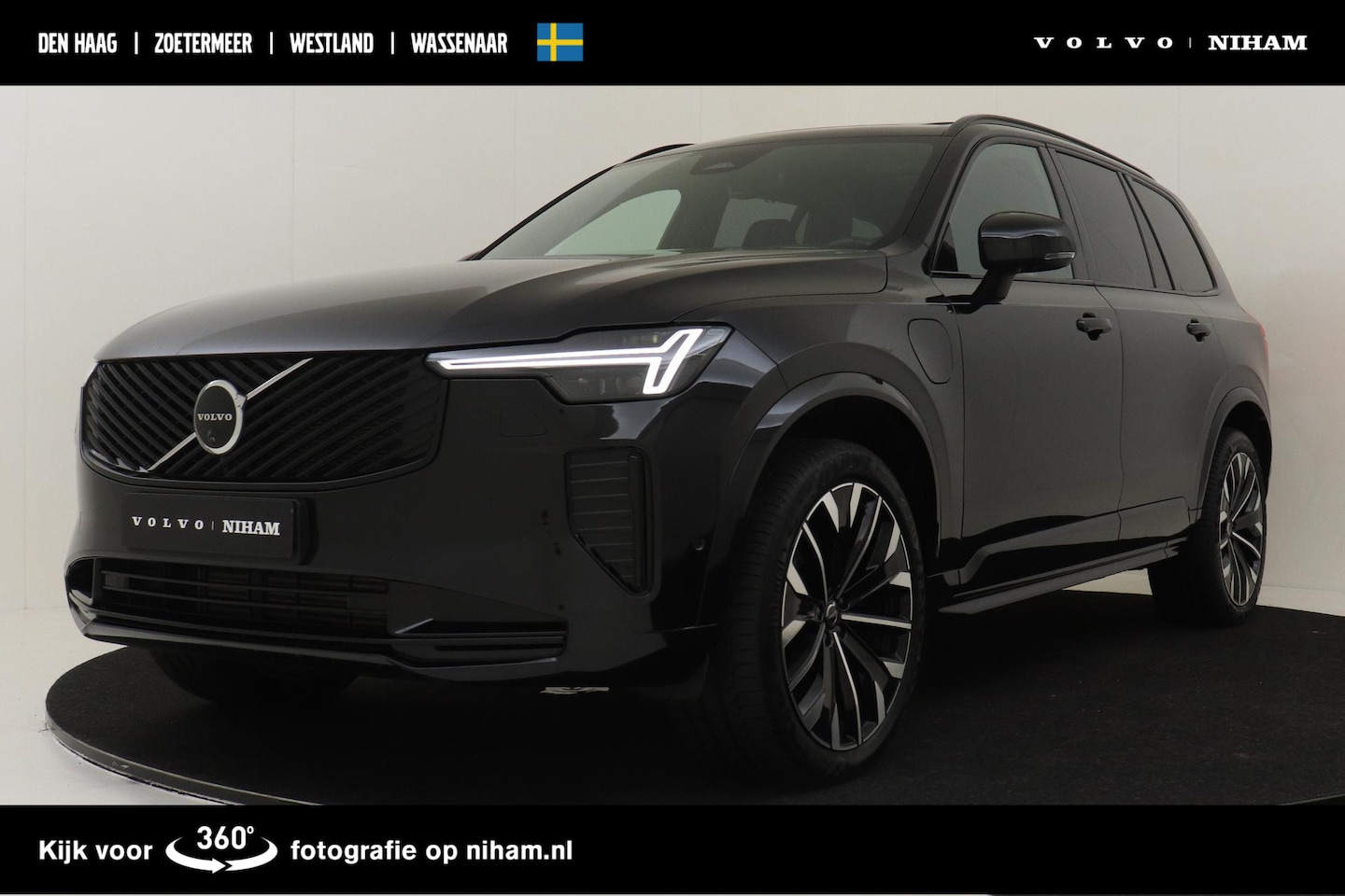 Volvo XC90 - II T8 PLUG-IN HYBRID AWD ULTRA DARK -PANO.DAK|BOWERS&WILKINS|LUCHTVERING|360°CAM|HEAD-UP D - AutoWereld.nl