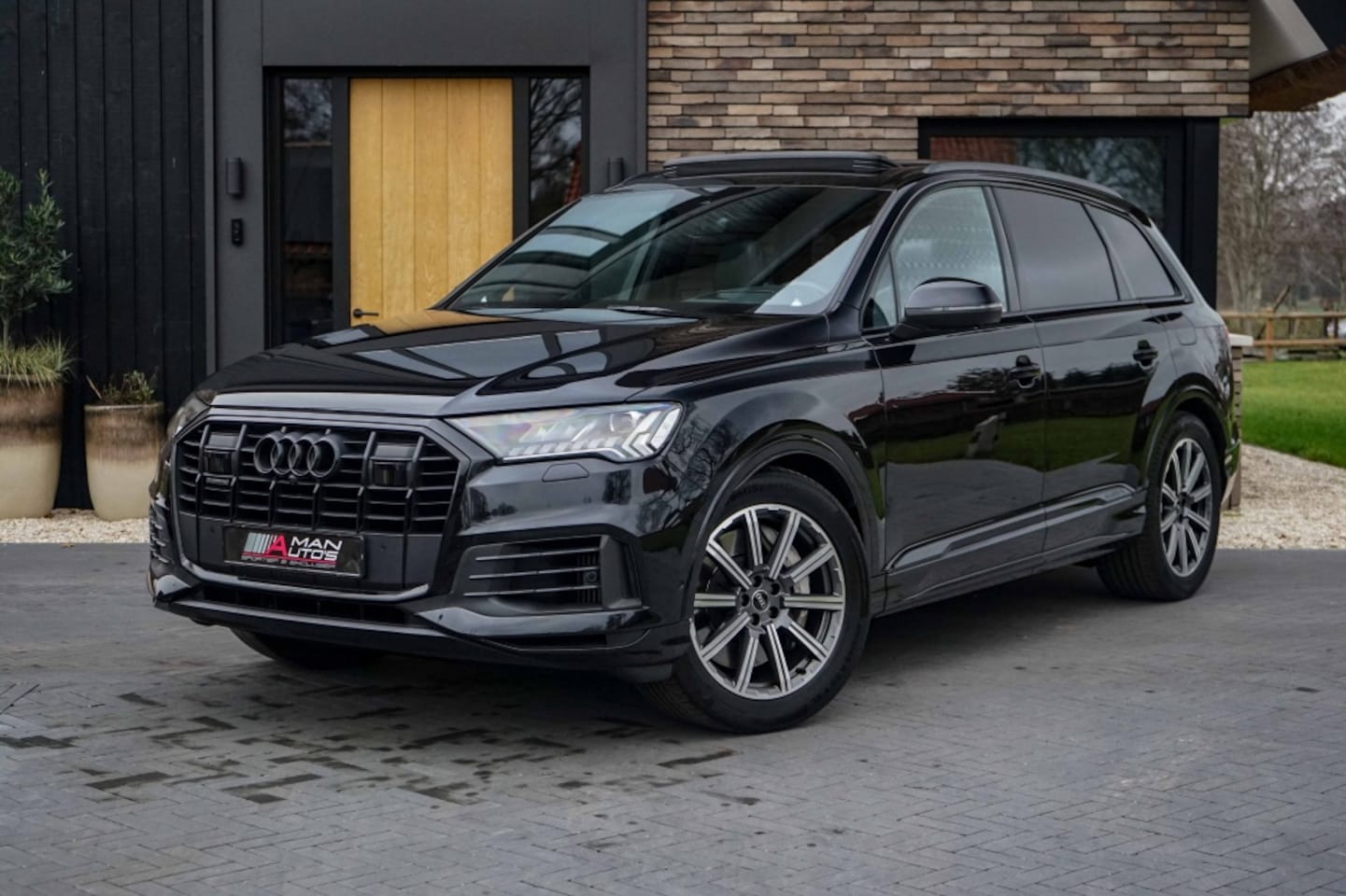 Audi Q7 - 55 TFSI e Quattro S-Line Pano/HUD/B&O/RS-Zetels/Trkhk/Black/Mass - AutoWereld.nl