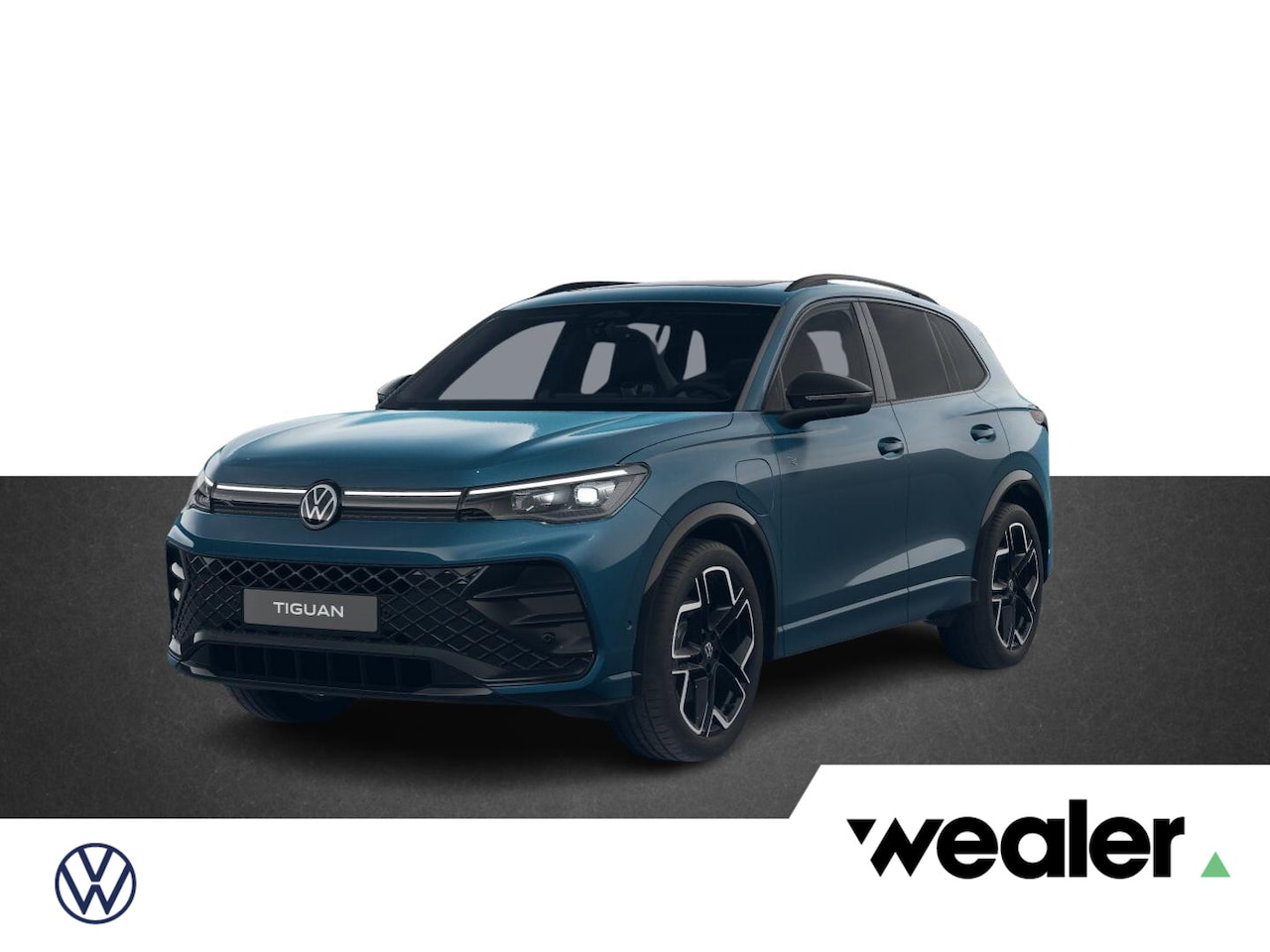 Volkswagen Tiguan - R-Line Edition 1.5 eHybrid 150 kW / 204 PK DSG | Black Style | Panoramadak | Trekhaak wegk - AutoWereld.nl