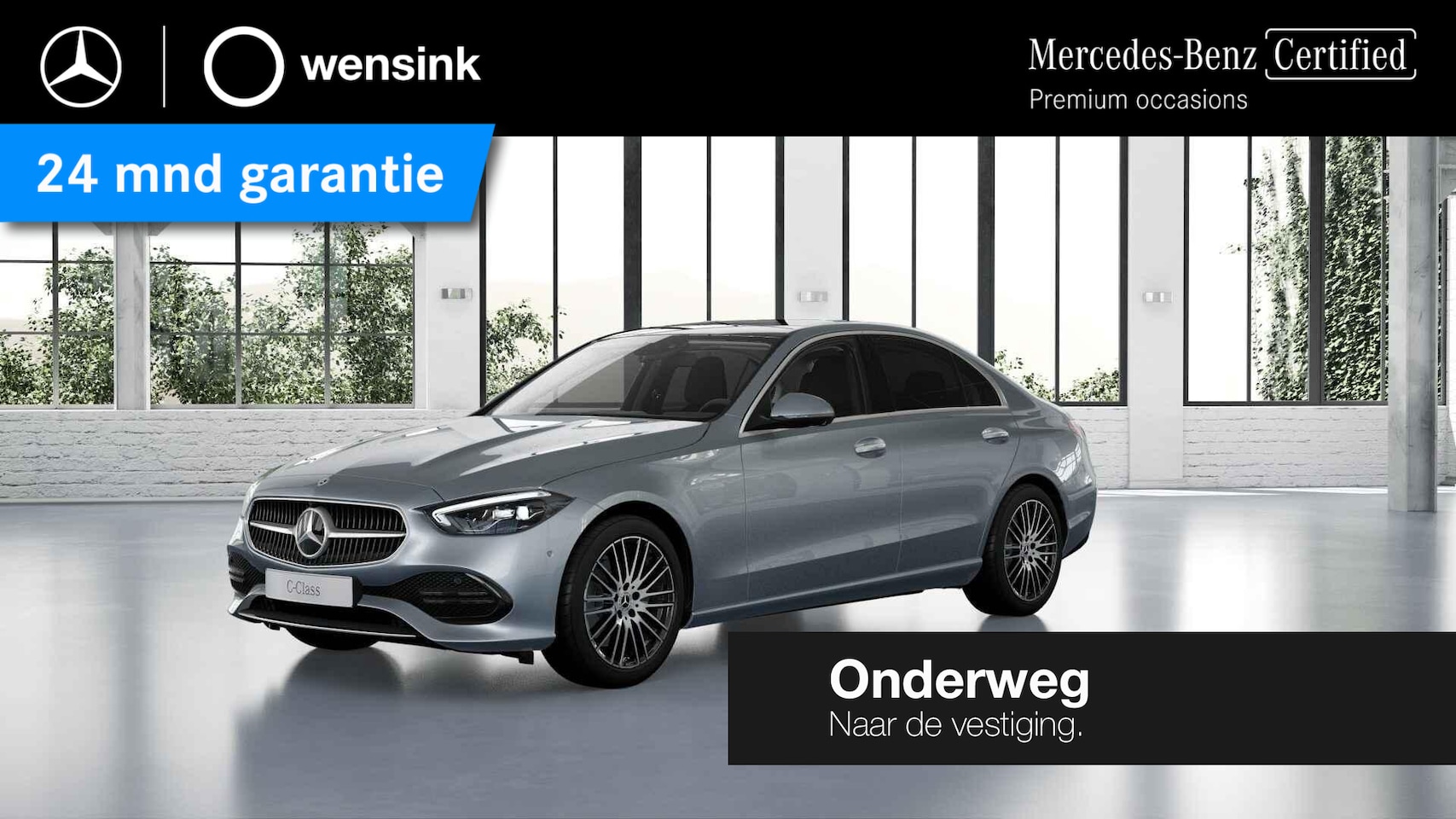 Mercedes-Benz C-klasse - 180 AMG Line | Panoramadak | Trekhaak | 360 graden camera | - AutoWereld.nl