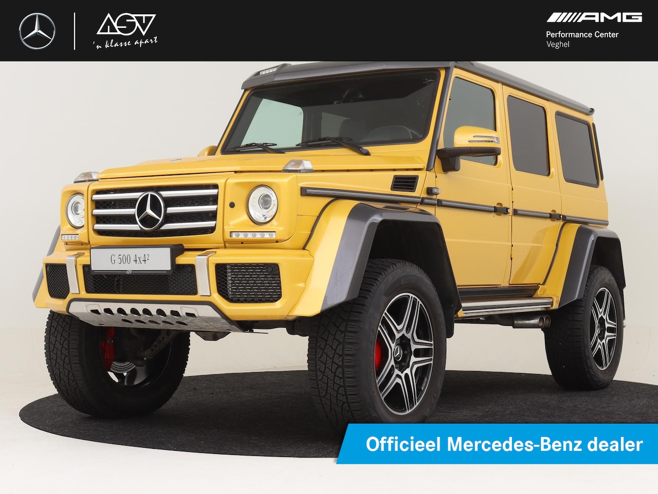 Mercedes-Benz G-klasse - 500 4x4² Solarbeam Yellow - AutoWereld.nl