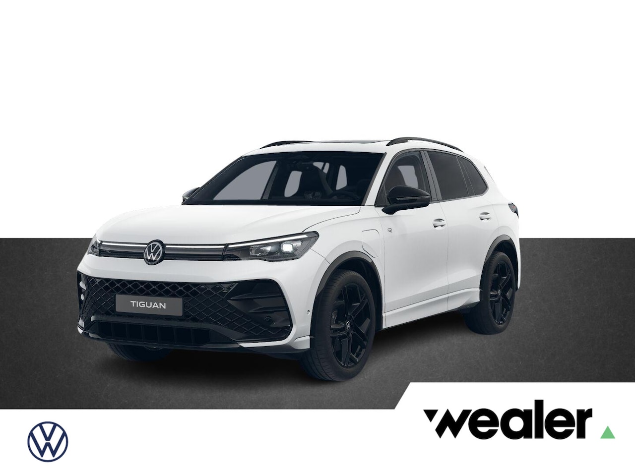 Volkswagen Tiguan - R-Line Edition 1.5 eHybrid 150 kW / 204 PK DSG | Black Style | Panoramadak | Trekhaak wegk - AutoWereld.nl