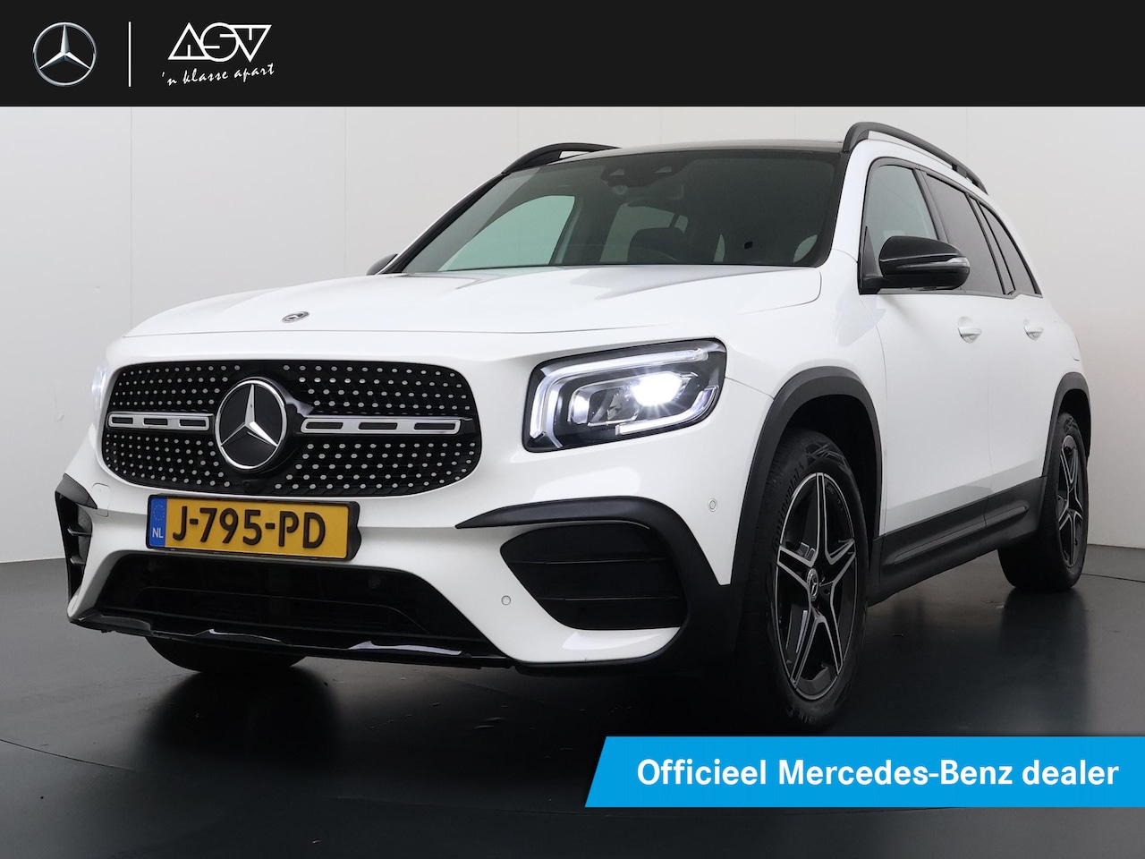 Mercedes-Benz GLB - 200 AMG-line 7-pers. Business Solution | Panorama - Schuifdak | Trekhaak | Sfeerverlichtin - AutoWereld.nl